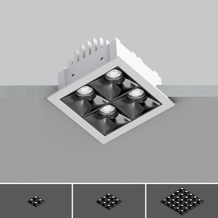 Cluster Recessed<br/>Downlight Planar